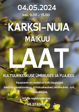 Laat kultuurikeskuse ümbruses ja fuajees